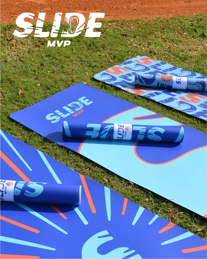 SlideMVP sliding mat giving baseball and softball players a competitive edge in sliding.