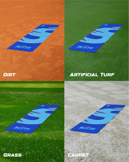 SlideMVP mat helping athletes practice pop-up slides for baseball and softball games.