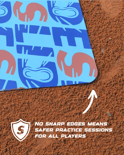 Softball players using SlideMVP to practice smooth, quick pop-up slides.