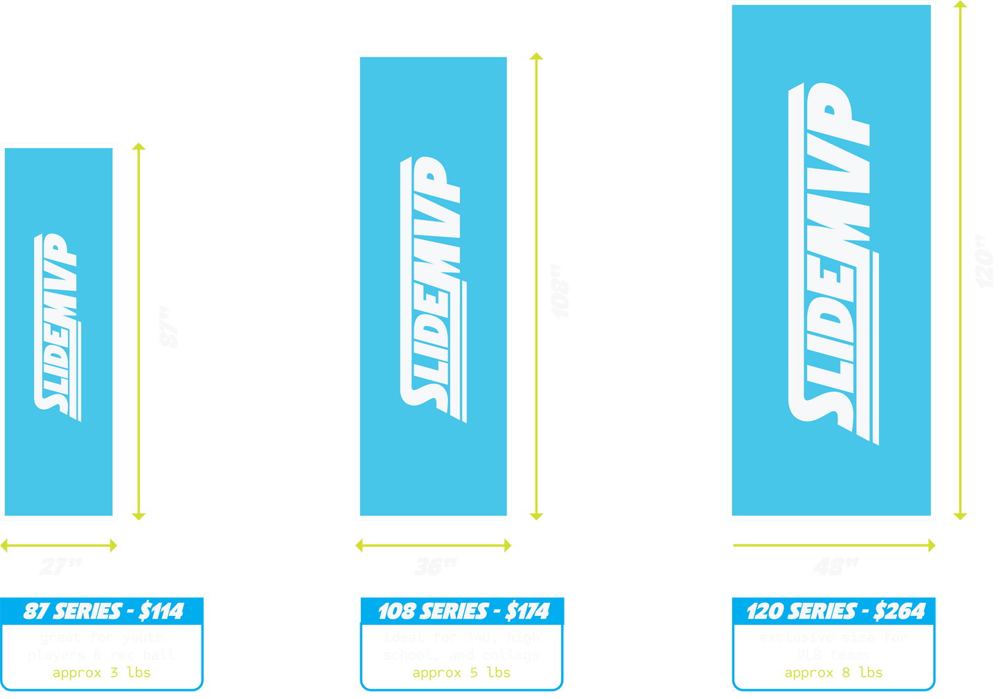 SlideMVP 108 Series | Prime Blue